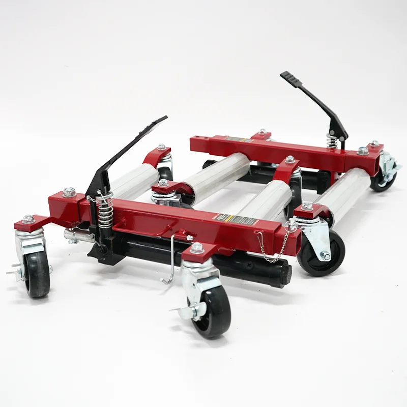 4PCS Hydraulic Car Wheel Dolly Set with Stand Auto Position Moving Jack CE Certified