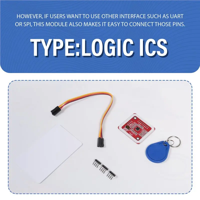 B68A 10PCS PN532 RFID Wireless Module V3 User Kits Reader Writer Mode IC S50 Card PCB Attenna I2C IIC SPI HSU