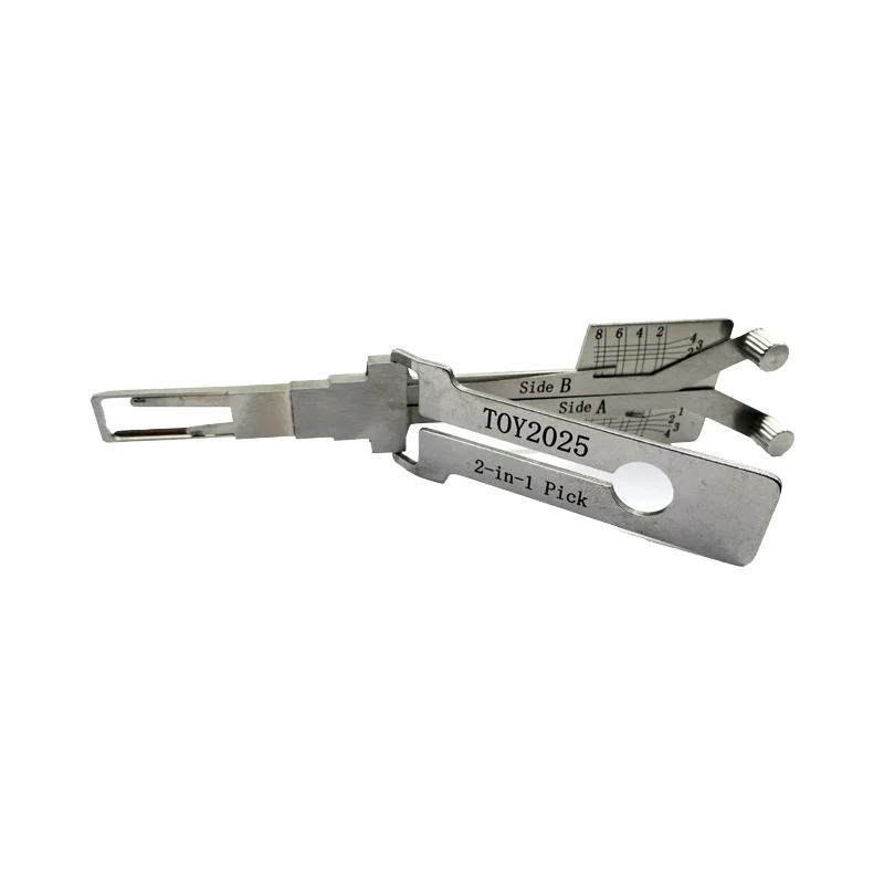 Original Lishi TOY2025 2 in 1 Lock Pick Decoder Ignition Car Door Open for New Corolla/Camry/Reiz/Vios Vertical Milling view 2