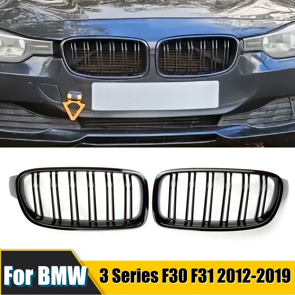 

Front Kidney Grille for BMW 3 series F30 F31 F35 316i 318i 320i 328i 330i 2011-2019 Car Replacement Racing Grille Gloss Black