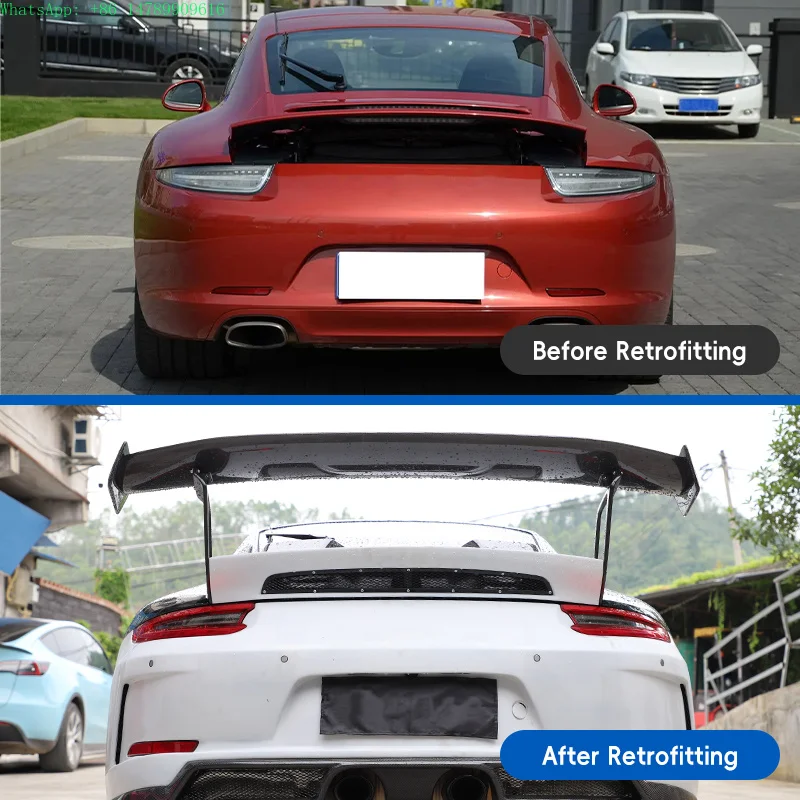 

Customized Automotive Body Modification Kit2011-2018 Car Upgrade Wet Carbon Fiber Tail Decorative Panel New Condition Fit Suitab