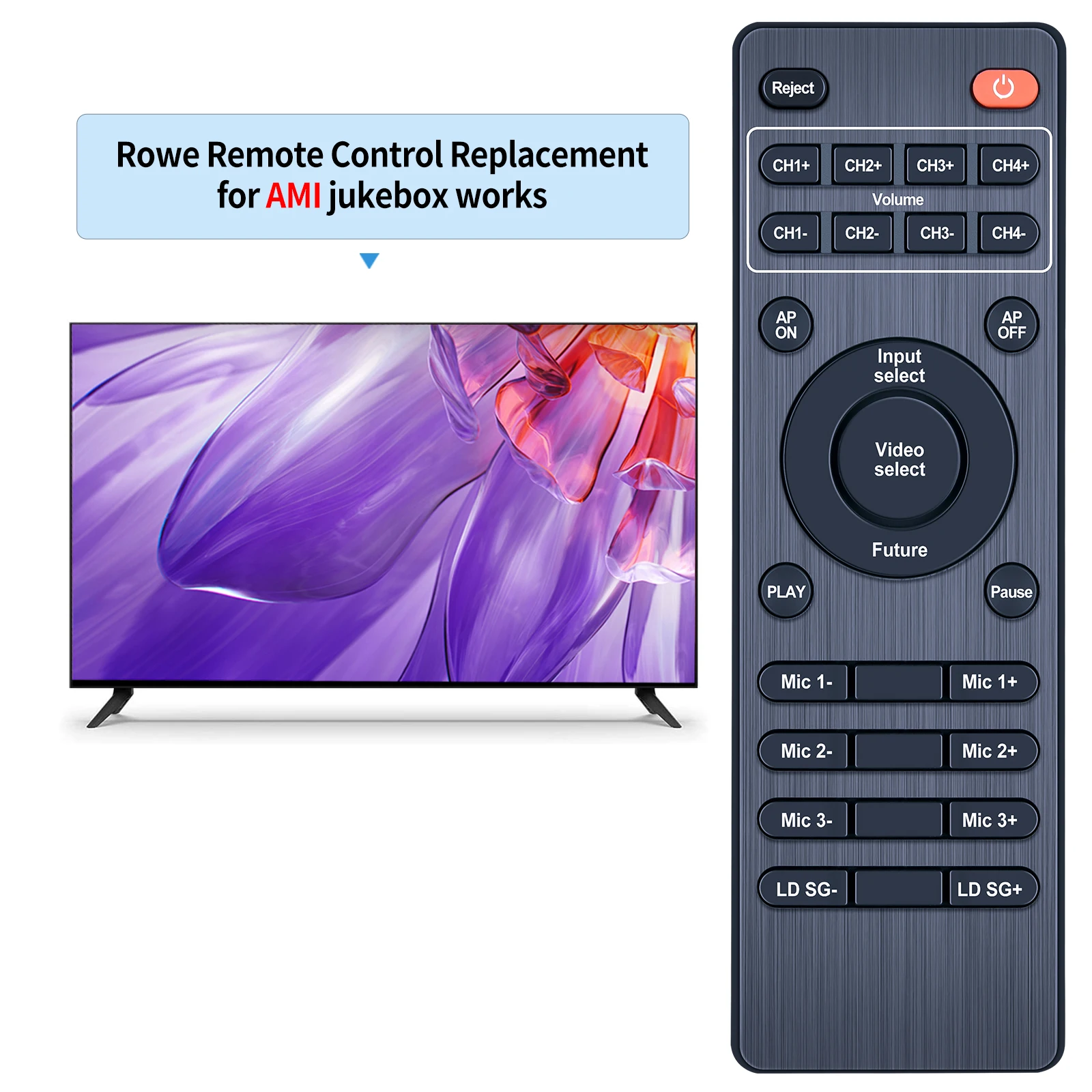 Nuevo para Rowe Ami jukebox IR Control remoto funciona en todas las máquinas AMI