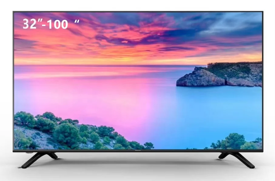 100" 4K  Double Glass Smart LED TV   Android WiFi Smart TV LED HDR  Television 100 Inch