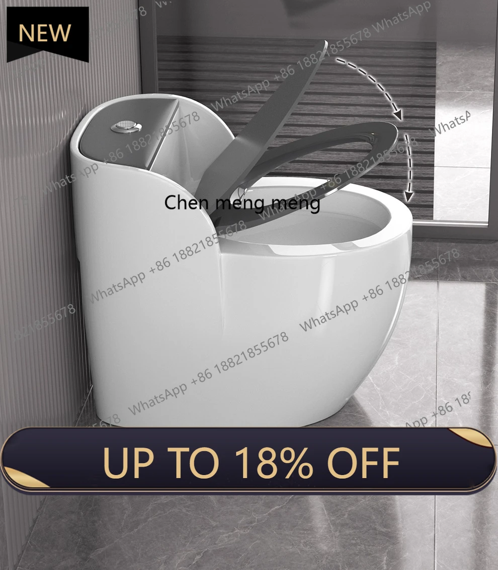 

Z189 Household toilet siphon large suction Phnom Penh color silent small apartment large suction toilet