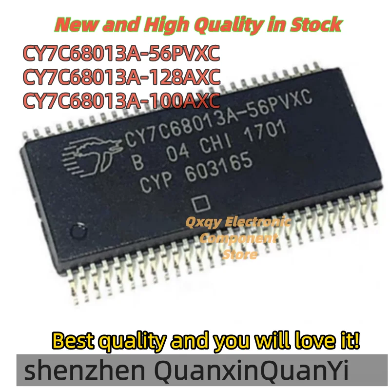 1PCS NEW CY7C68013A-56PVXC CY7C68013A-128AXC CY7C68013A-100AXC