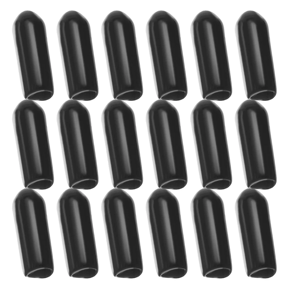 

100pcs Hairband End Caps Replacement Soft Rubber Covers for DIY Headband Accessories Protectors Comfortable Hoop Supply