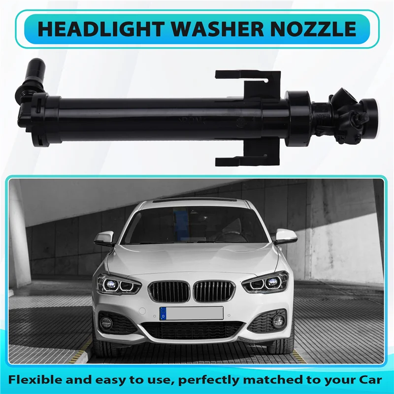 Car Headlamp Washer Nozzle Replacement For BMW 1 2 3 4 Series F20 F21 F22 F30 F31 F32- Part Numbers 61677275657 61677275658 - Image 3
