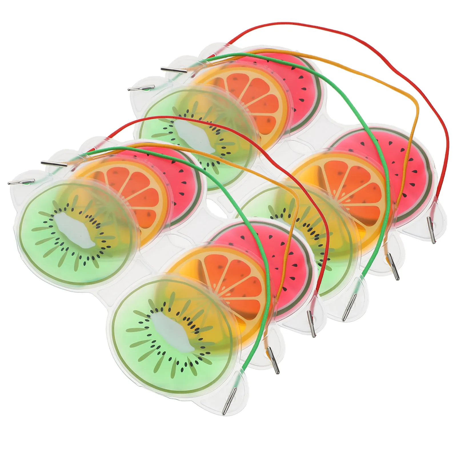 

6Pcs Fruit Shaped Eye Mask Soft Comfortable Gel Eye Cover for Cold Hot Therapy Migraine Relief Sleep Blindfold Home Hotel Travel