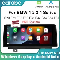 CARABC inalámbrico Carplay Android Auto para BMW NBT sistema 10,25 ""Video de coche 1 2 3 4 Series F20 F21 F22 F30 F31 F32 F33