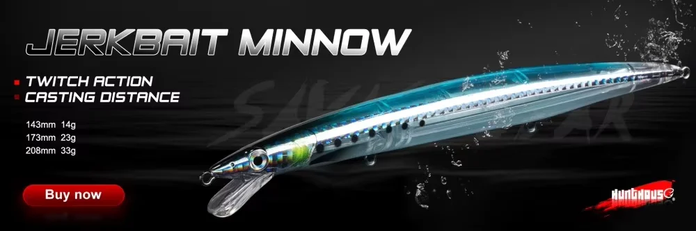 Hunthouse 146mm19/35g Nadel-Zargana-Halbschnabel-Stiftköder, schwimmend, sinkend, weite Wurfweite, harter Köder für Barsch, Thunfisch, Pesca-Angelköder – Detail 13