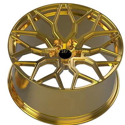 

Custom Concave Forged 5x112 5x120 18 19 20 21 22 Inch Aluminium Alloy Wheels Golden Rims for E60 F10 E30 E46 M2 M3 M4 X3 X6