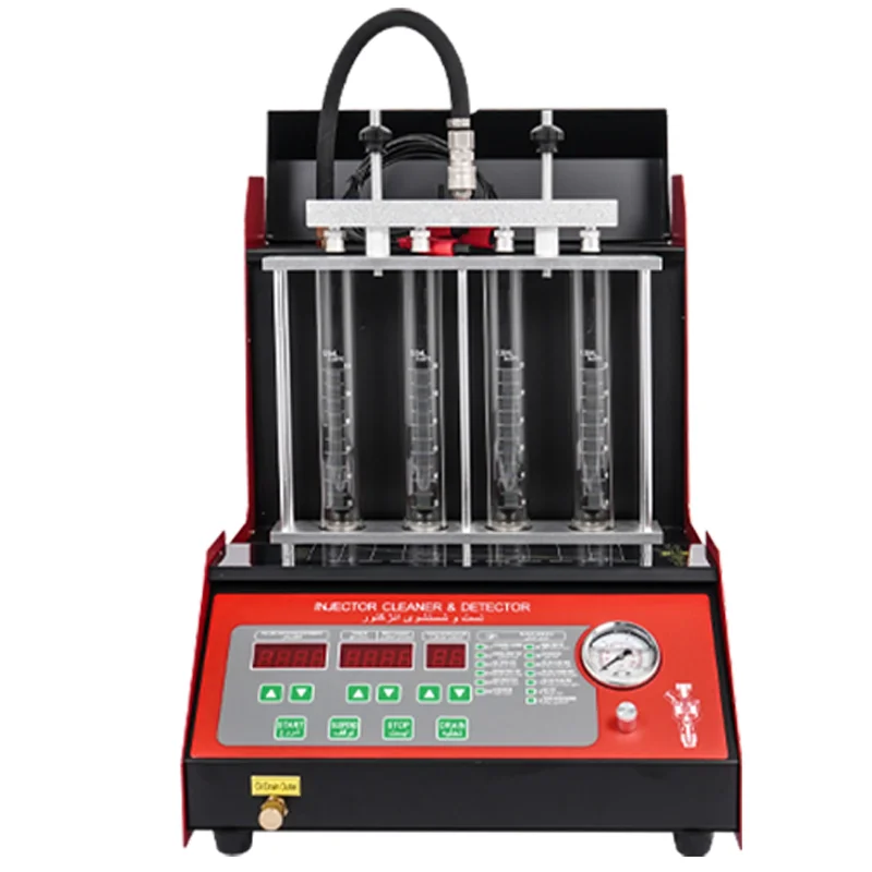 

Karjoys Ultrasonic Wave Fuel Injector Cleaner Tester 4 Cylinders Automotive Fuel Injection Systems Cleaning Diagnostic Tools