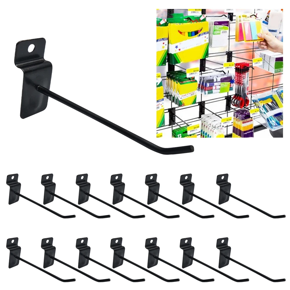 55pcs Store Retail Display Slatwall Hook Peg Universal Hanger Durable Garage Shop Metal Pegboard Holder Multi Purpose Hanging