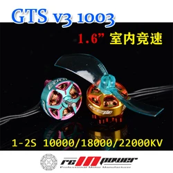 1/4pcs Rcinpower Gts V3 1003 Brushless Micro Motor 10000kv 18000kv 22000kv Mini Motors For 1.6 Inch 85mm Frame Fpv Racing Drones