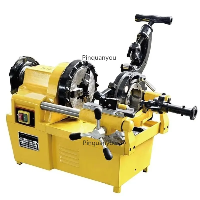 Electric Industrial Pipe Threader 2'' 4'' Factory Direct Custom Water Power Pipe Cutting Threading Machine for Plumbing