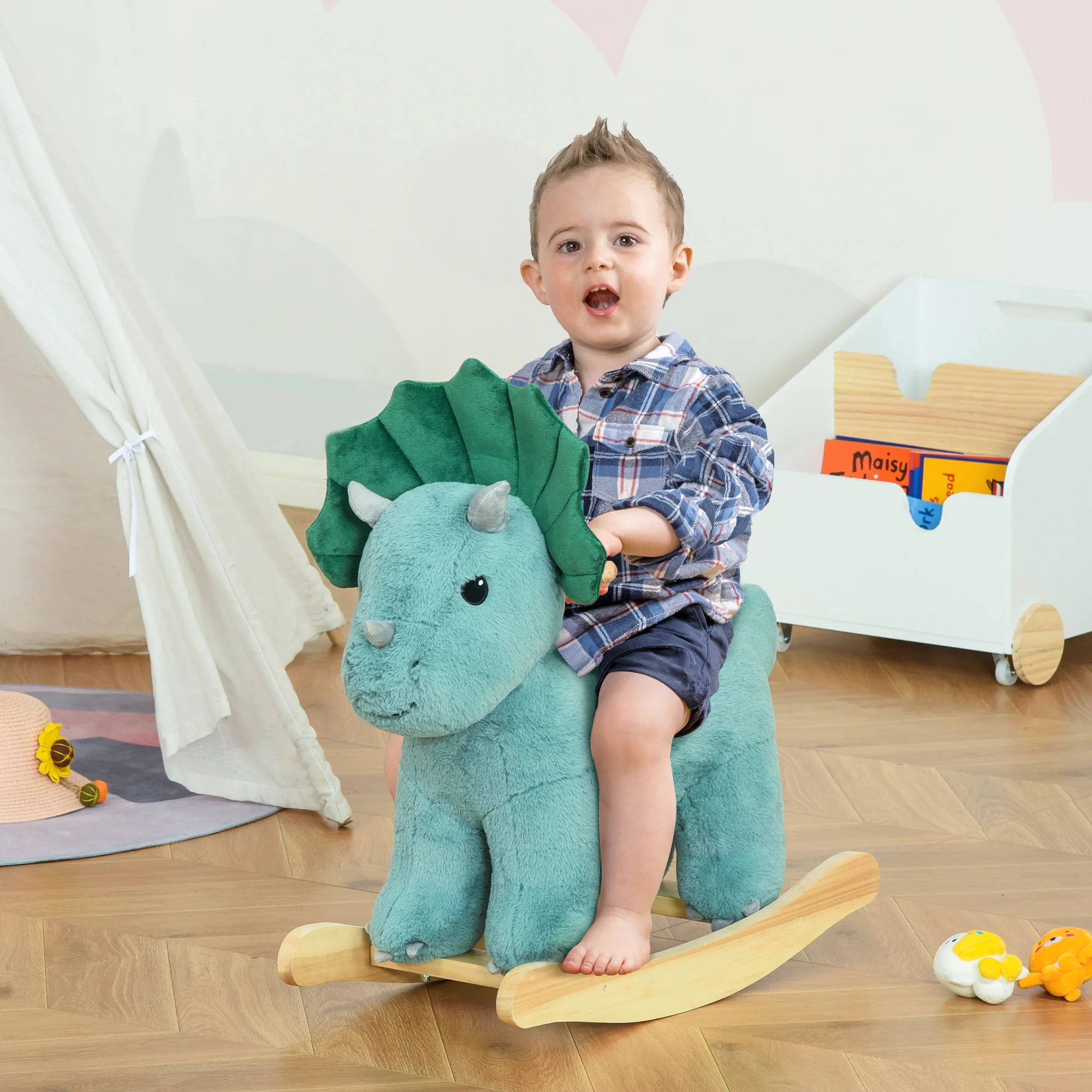 Pluche schommelpaard voor kind - Kids Toys Horse recensie en prijs