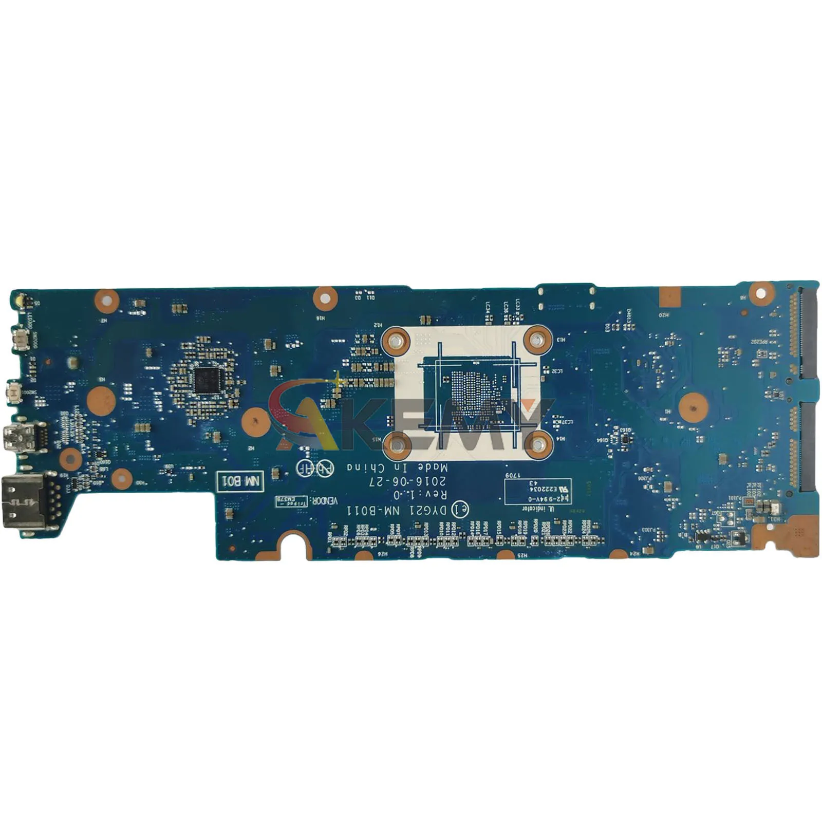 Scheda madre del computer portatile NM-B011 per Lenovo Yoga 710-11IKB con M3-7Y30 I5-7Y54 CPU 4 GB di RAM completamente testata al 100%