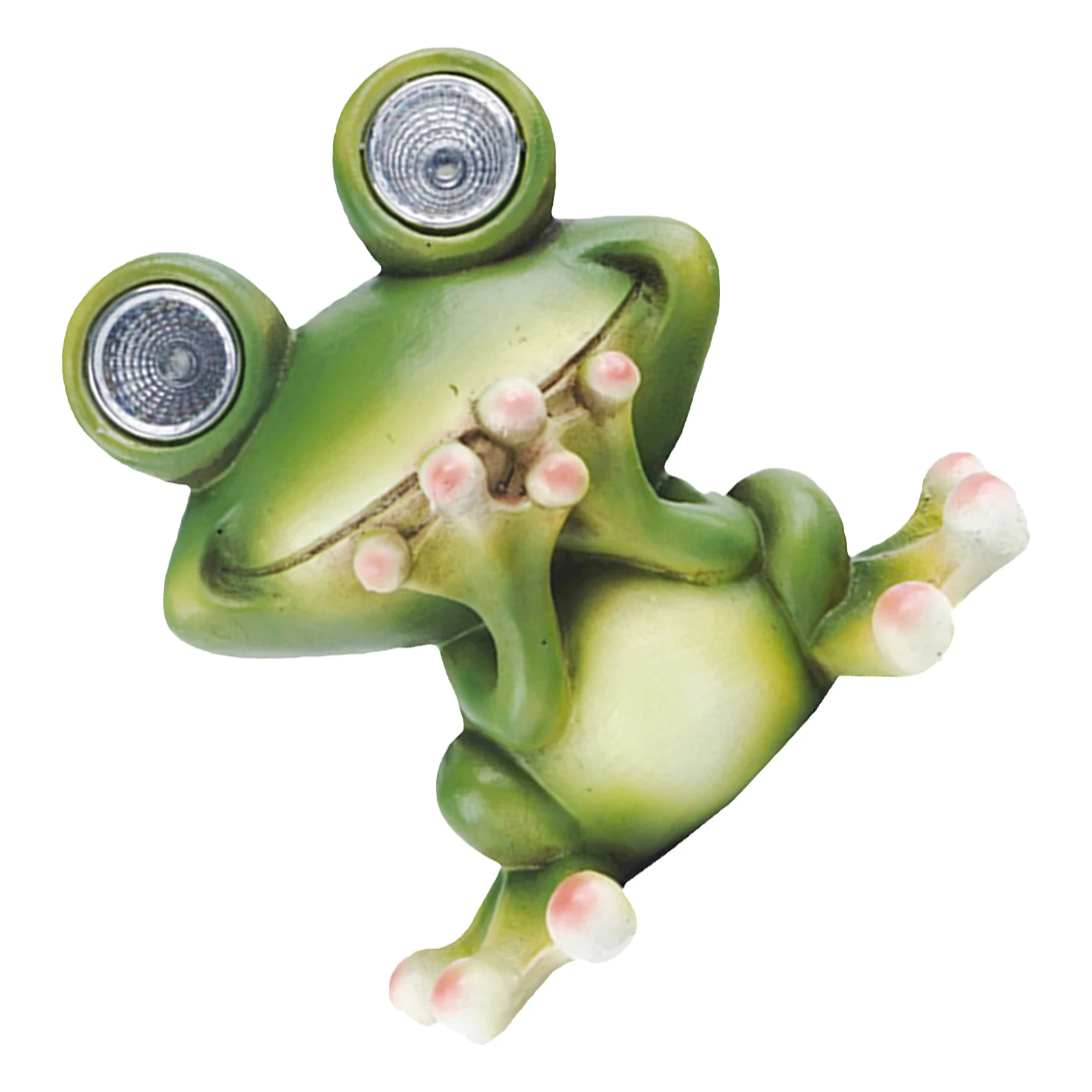 

Solar Frog Light Resin Ornament Outdoor Decor Garden Lawn Statue Night Light Solar Powered Decoration Green Color
