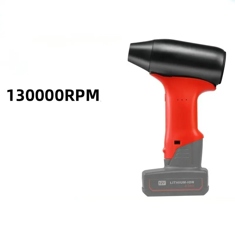 Violent fan compatible with various lithium batteries 18V portable 130000rpm high-speed blowing violent fan accessories