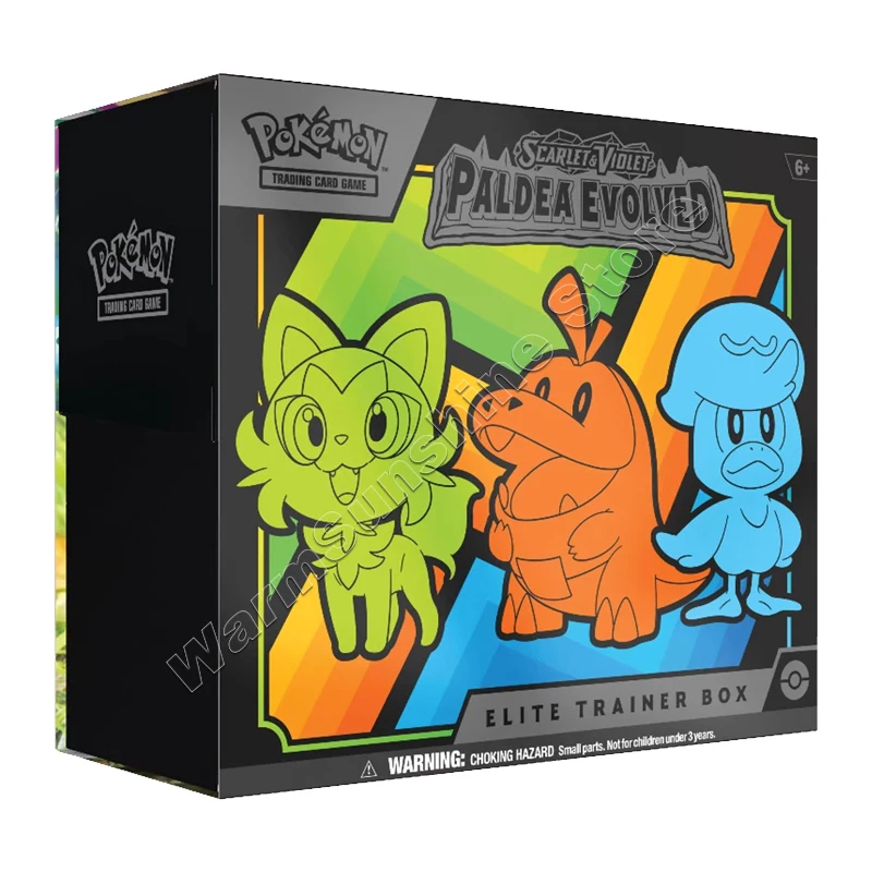 Original Pokemon Card Us Version PTCG Scarlet&Violet SV All Series ETB Elite Trainer Box Anime Cards Board Game Children Gifts