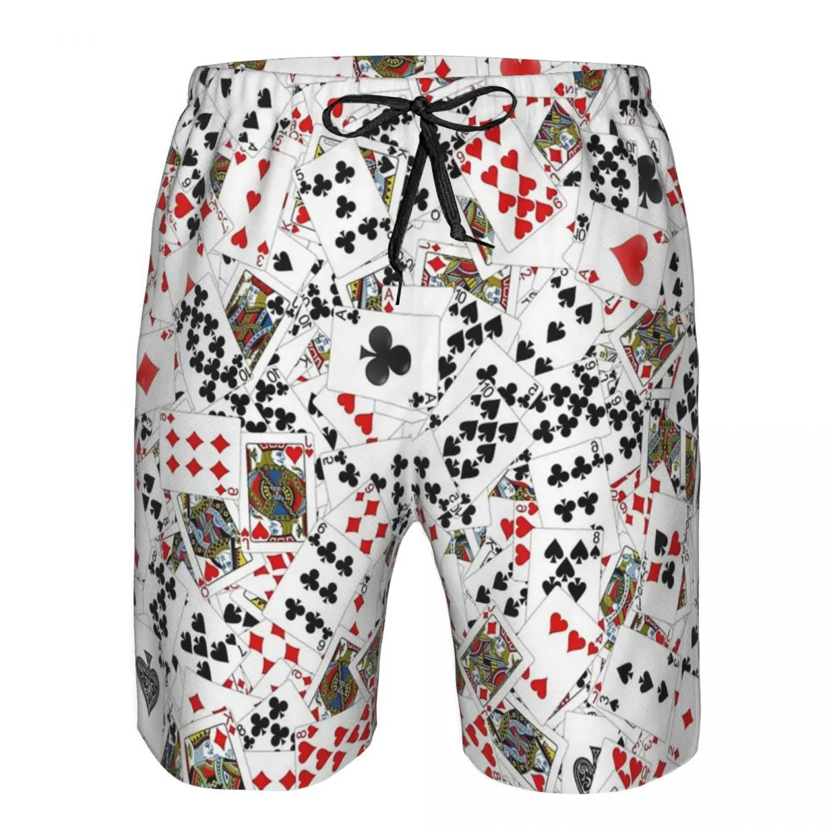 Mens Swimming Shorts Swimwear Poker Cards Men Trunks Swimsuit Beach Wear Boardshorts