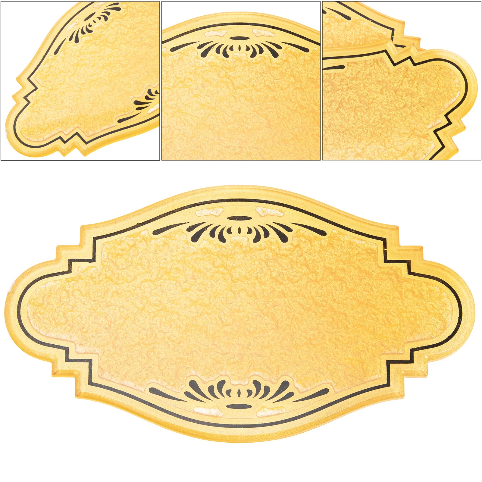 

Набор из 4 высококачественных акриловых 3D-табличек с креативным ретро-рельефом для декоративного оформления отелей, апартаментов и офисов