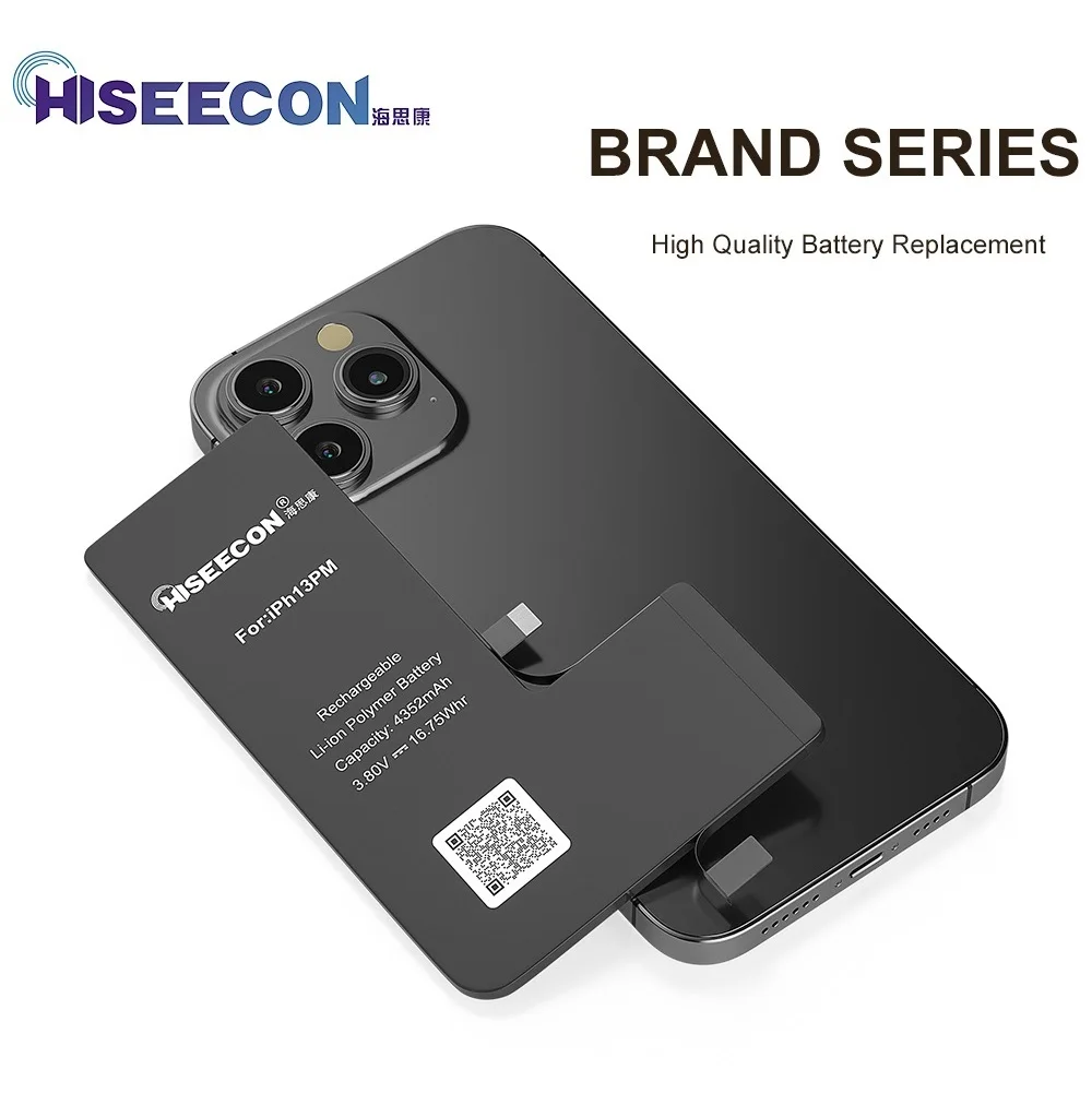 HISEECON Wholesale Battery For iPhone X XR XS XSM 11 12 13 14 Pro Max Max Rechargeable Original Cell Core OEM Repair Tools Kit