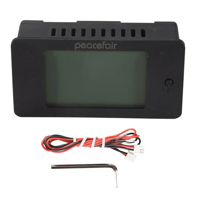 ABHZ-PEACEFAIR PZEM-025 تيار مستمر جهاز اختبار بطارية رقمية ثنائي الاتجاه مقياس التيار الكهربائي الفولتميتر الطاقة واط متر #3