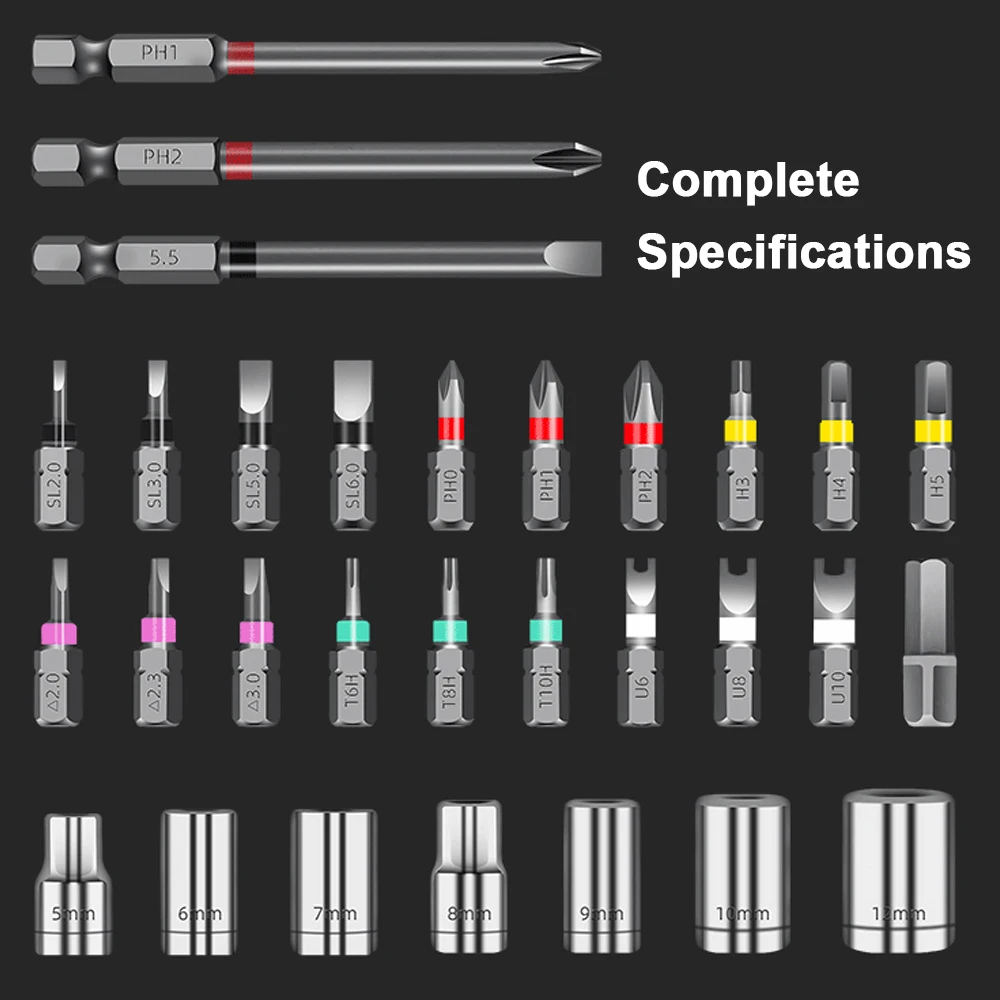 31in1 Multifunctional Ratchet Wrench Screwdriver Set Practical Motorcycle Bicycle Bathroom Auto Repairs Maintenance Tool Set