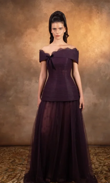 Noche árabe lujosa vestidos de fiesta de noche para mujer Claret simplemente una línea vestidos de graduación hasta el suelo gasa abendkleider hochzeit