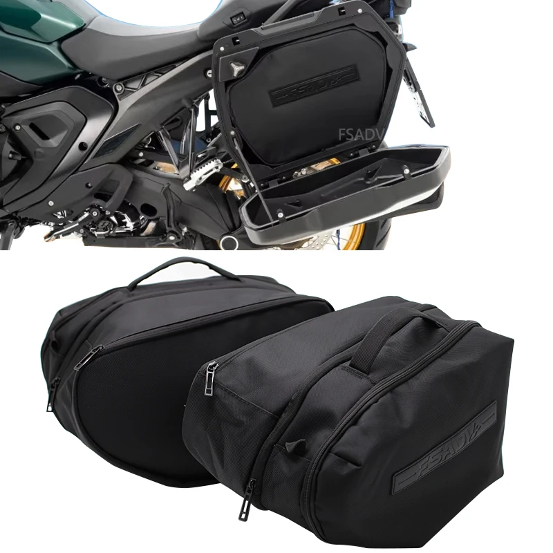 Motorcycle Accessories Black Luggage Bag Saddlebag Inner Bags for Topcase For BMW R 1300 GS GS1300 R1300GS 2023 2024 2025