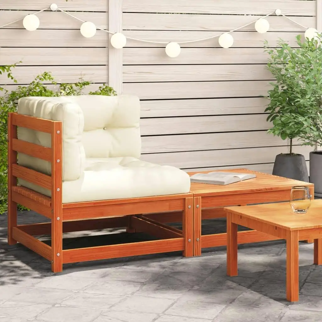 Outdoor Patio Sofa Set with Cushions & Footstool – Stylish Corner Seating for Garden & Balcony