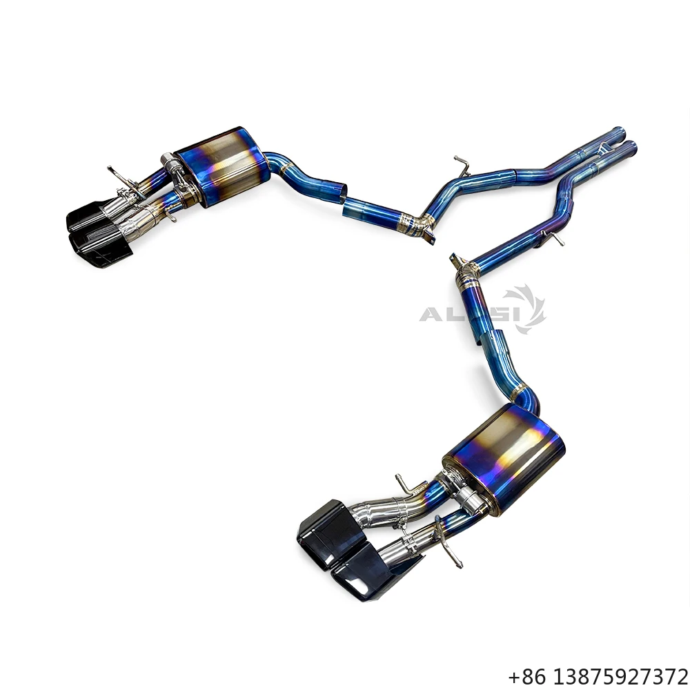 

Выхлопная система Catback для CLS63 C218 6.2L 2010-2018, титановый спортивный глушитель Valvetronic, высокопроизводительный.