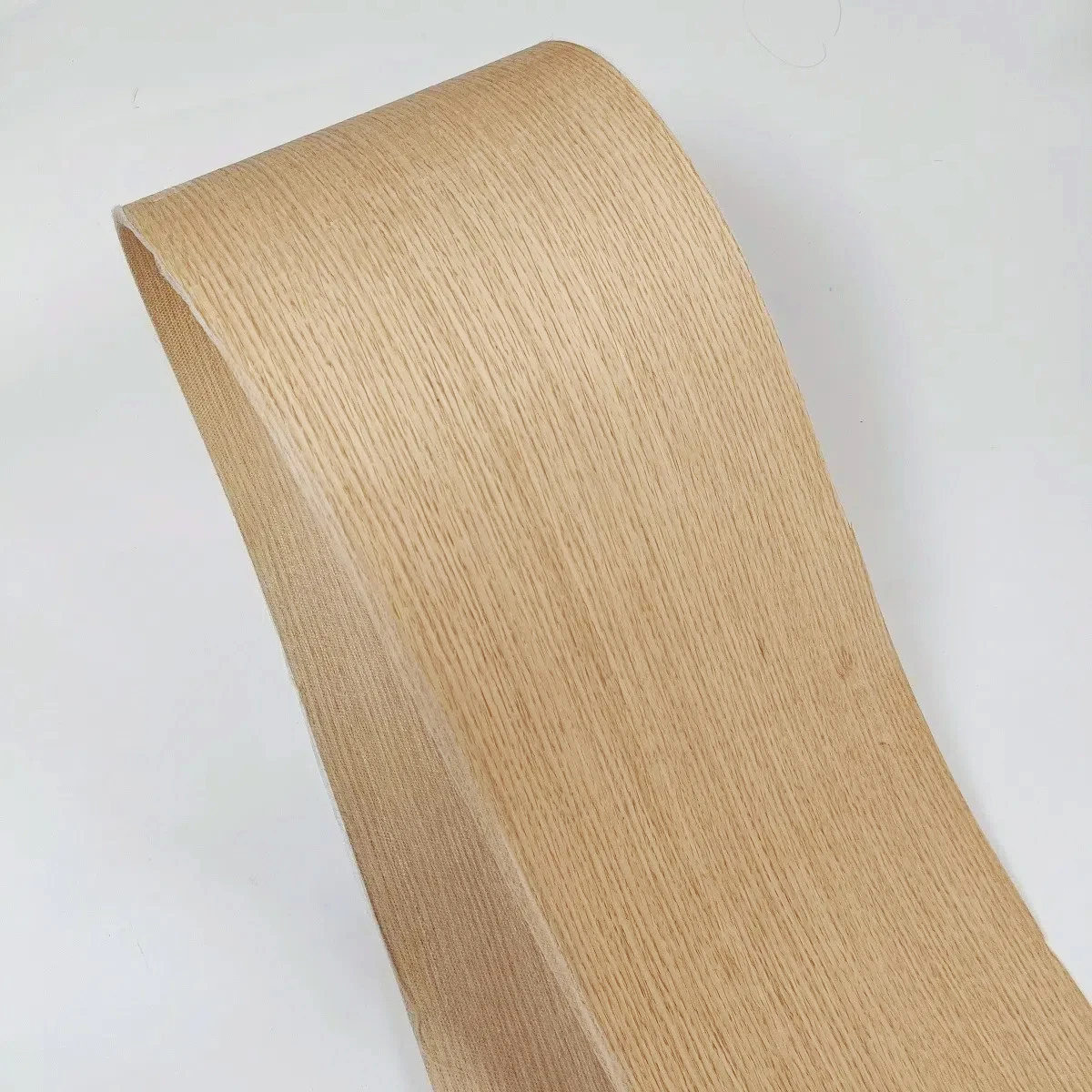 250 سنتيمتر ورقة قشرة خشب البلوط الأحمر لصقها مسبقًا ، حديد لاصق تذوب الساخن على مدعوم لخزانة تجديد الأثاث النجارة المتكلم