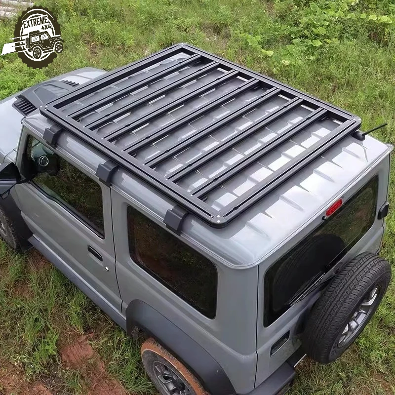 

Cross bar Frame Guality Aluminum 4x4 Luggage bar Car Roof Rack Roof Luggage Basket for Suzuki Jimny 5 Doors 3 Doors