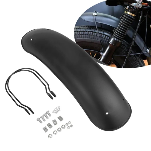 Protector Universal de cubierta de guardabarros delantero de motocicleta para Harley Honda Yamaha Suzuki Cafe Racer MOTO guardabarros