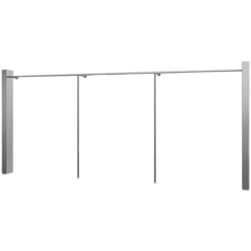 

Clothing store display rack display props store goods on the wall floor stainless steel hanging clothes