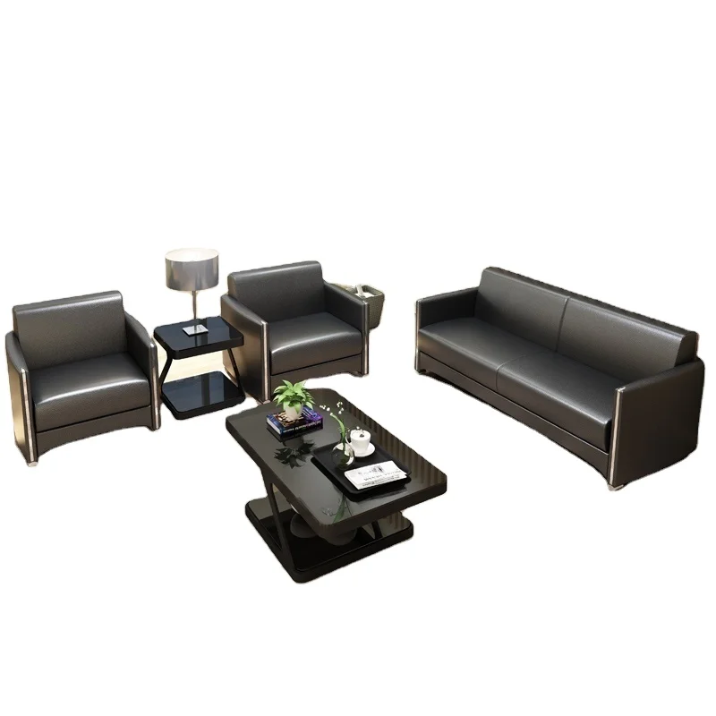 

Wholesale Commercial Office Furniture Meeting Room Sofas Sectional Sofa Sets Luxury 1 1 3 Seater Office Sofa