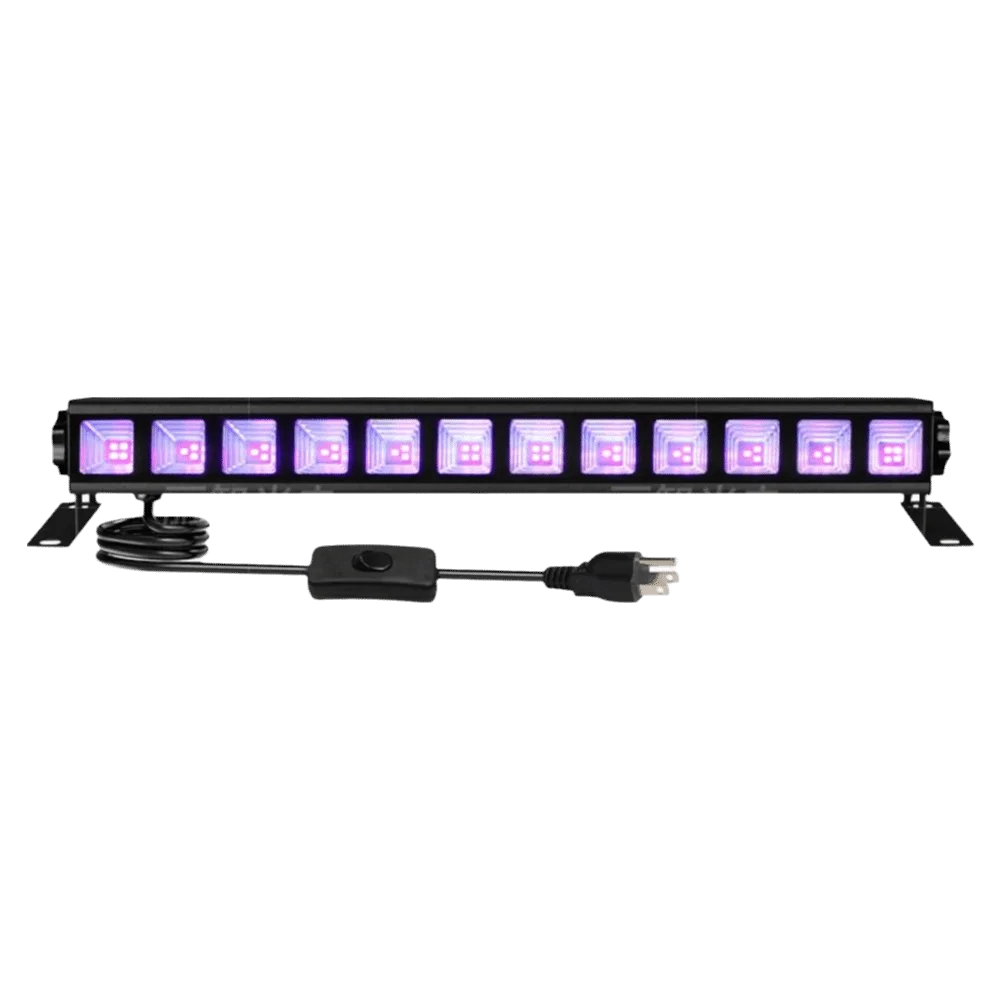 

УФ-светодиодный настенный светильник Blacklight 395 нм, 36 Вт, для концертных сцен, 40 светодиодных лент