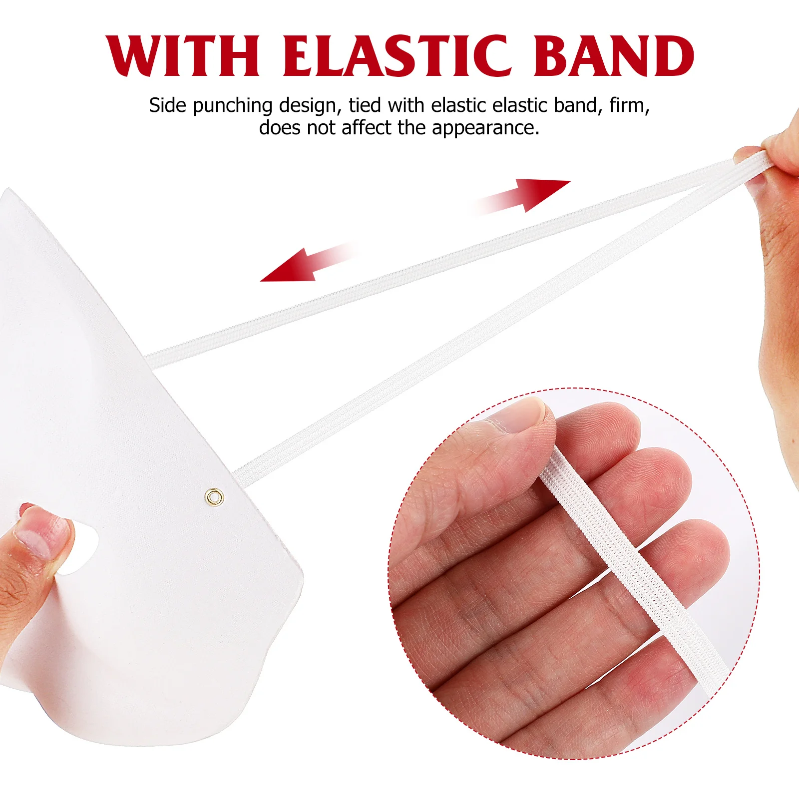 

Blank White Cat Face Mask 10Pcs DIY Full Face Hand Painted Kids Teaching Tool Halloween Party Masquerade Cosplay Therian Costume