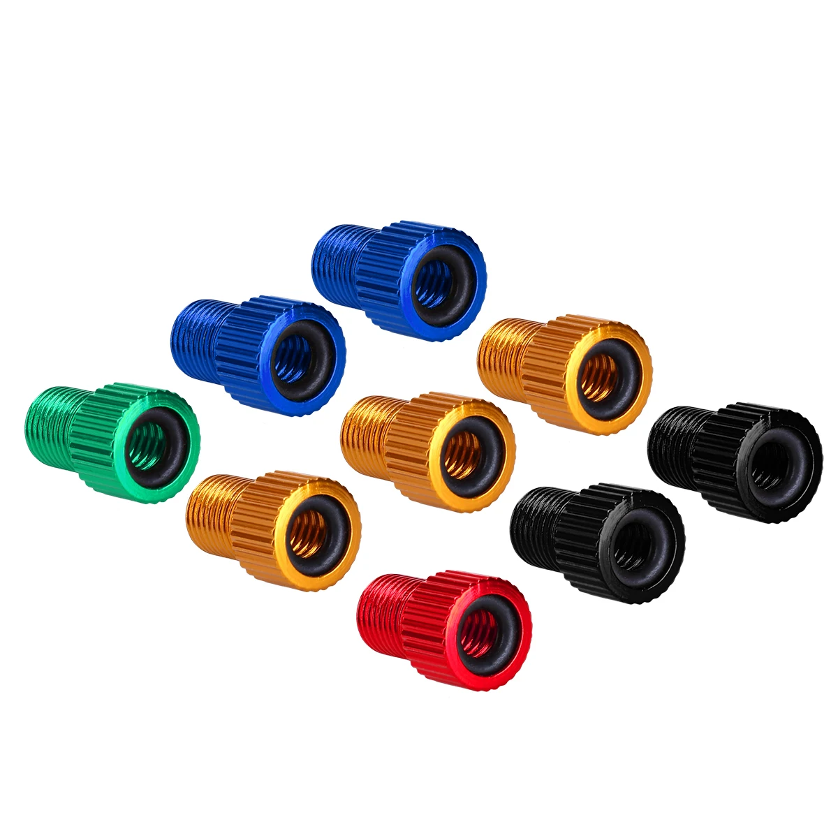 

to Valve Converter Aluminum Adapter for Mountain Bike Roadbike Folding Bike Tire Pump Repair Tools Extend Life