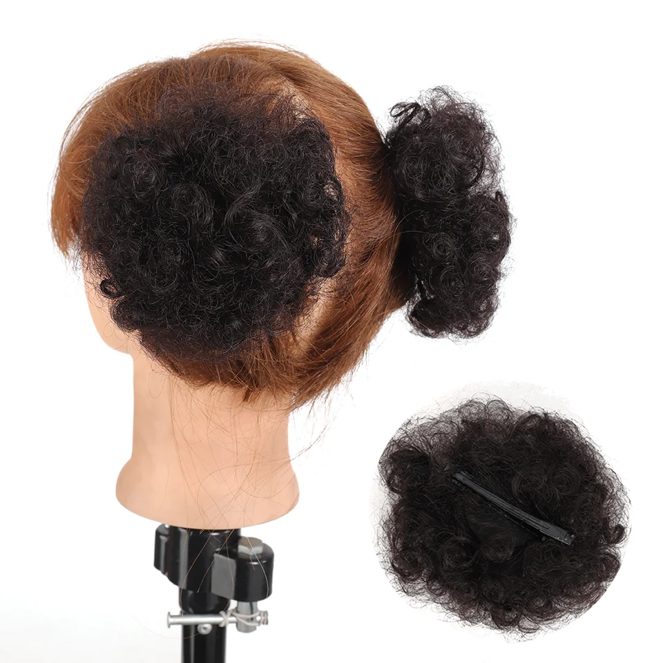 2 Pcs Small Size Synthetic Afro Puff Hair Buns