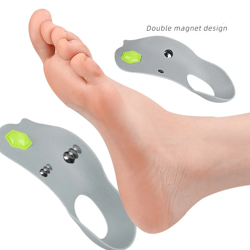 Magnetic Arch Insoles Flat Foot Arch Support Inversion Foot Orthopedic Insoles XO-shaped Leg Magnetic Massage Insole