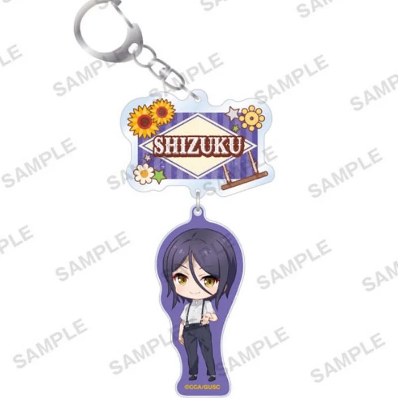 Acrylic Keychain Bag Pendant Anime GROW UP SHOW -Sunflower Circus- Aoi Yura/Akane Yura/Mizuka Tsurumaki6CM Bag Decorations Gifts