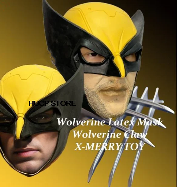 James Howlett Movie Cosplay Mask Wolverine Helmet With Paw Halloween Dress Costume Props for Adults High Quality Latex Masks