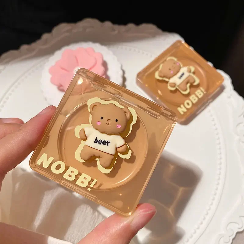 

3D Cute Bear Full Coverage & Highly Pigmented Full Coverage Waterproof Makeup Color Correcting Shades Kawaii Makeup