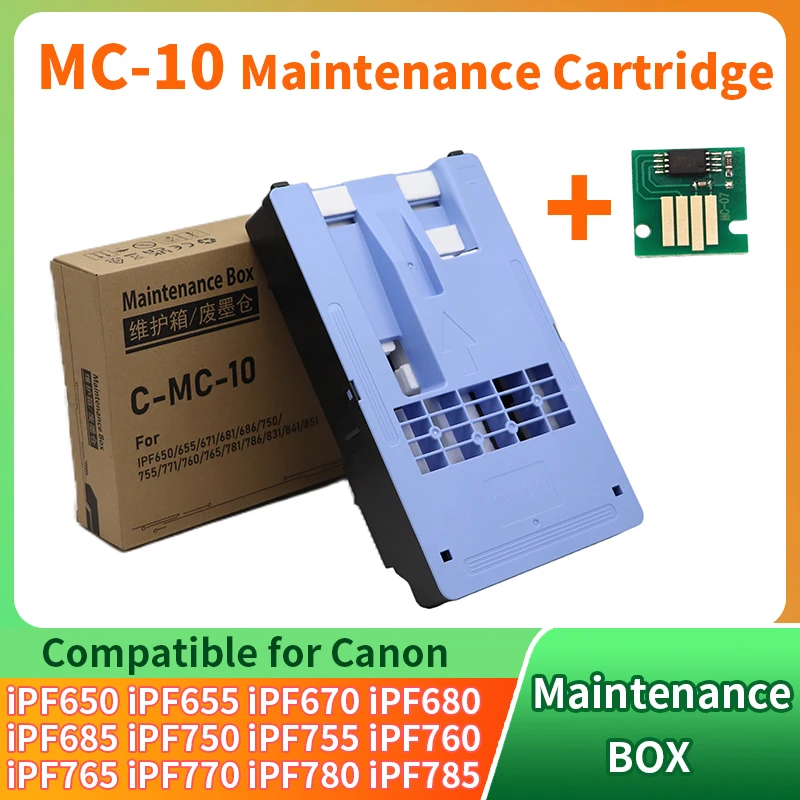 MC-10 Maintenance Cartridge for CANON iPF650 iPF655 iPF670 iPF680 iPF685 iPF750 iPF755 iPF760 iPF765 iPF770 iPF780 iPF785 iPF786