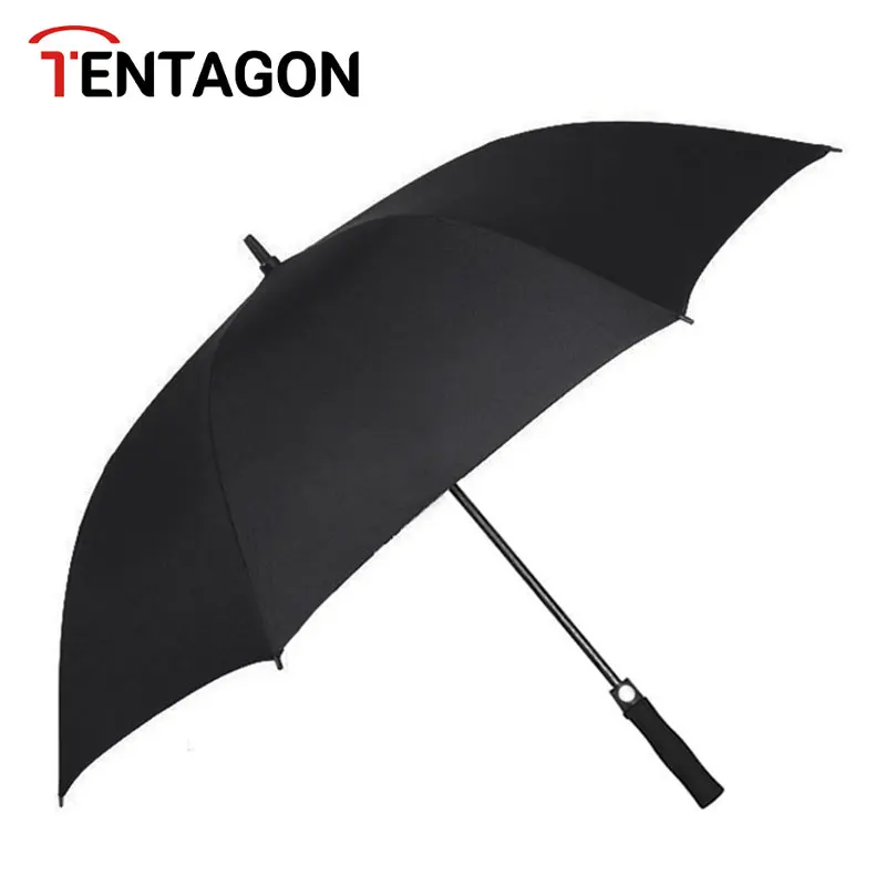 Large Long Handle Umbrella High Quality Strong Windproof Reinforced Business Umbrella Family Outdoor Activities Golf Umbrella