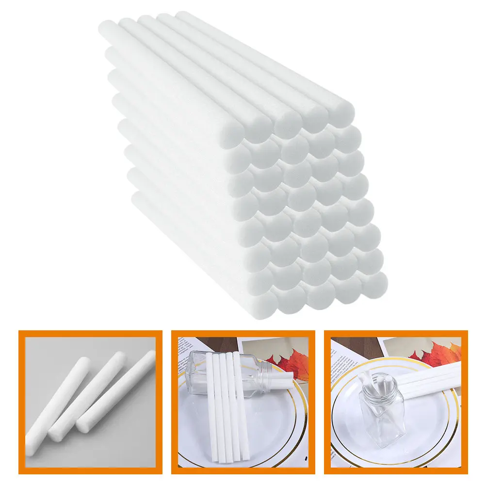40Pcs Diffuser Wands for Humidifier Fiber Aroma Sticks Non Sticky Non Soluble Long Diffusing Essential Oil Diffuser Rods Air