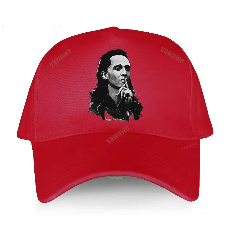 Hot sale Baseball Caps summer casual hat for men Topcloset Loki Tom Hiddleston Harajuku Hip Hop Breathable Hat Sun-Proof Cap